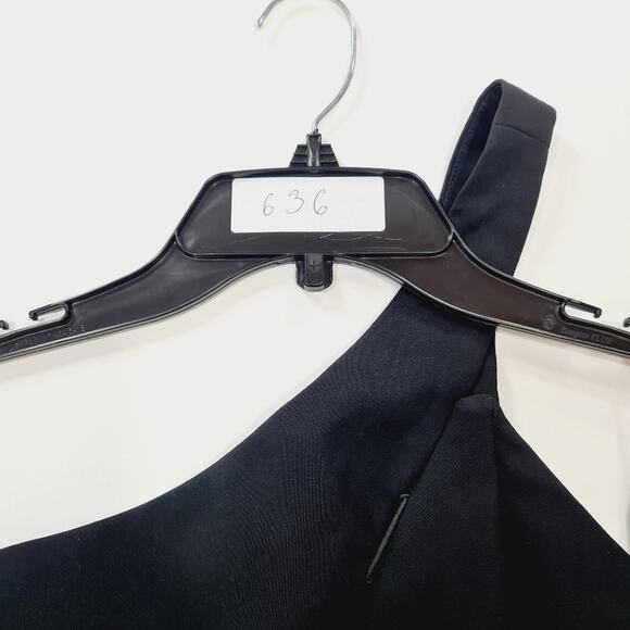 Michael Costello Black Lace-Up Jumpsuit - Picture 14 of 14